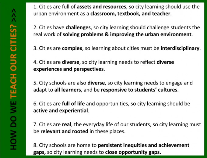 Teaching Our Cities – Common Ground